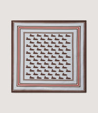 Decoy Duck Pocket Square in Sky Blue