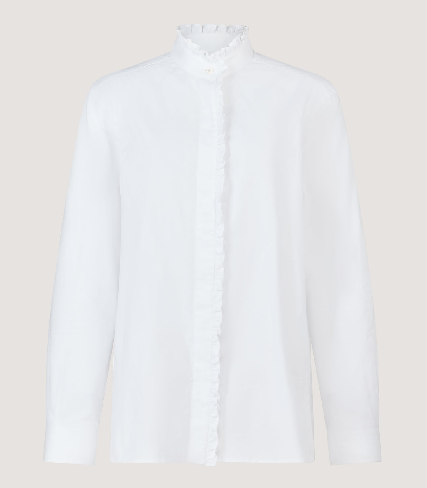 Women's Pie Crust Shirt in White