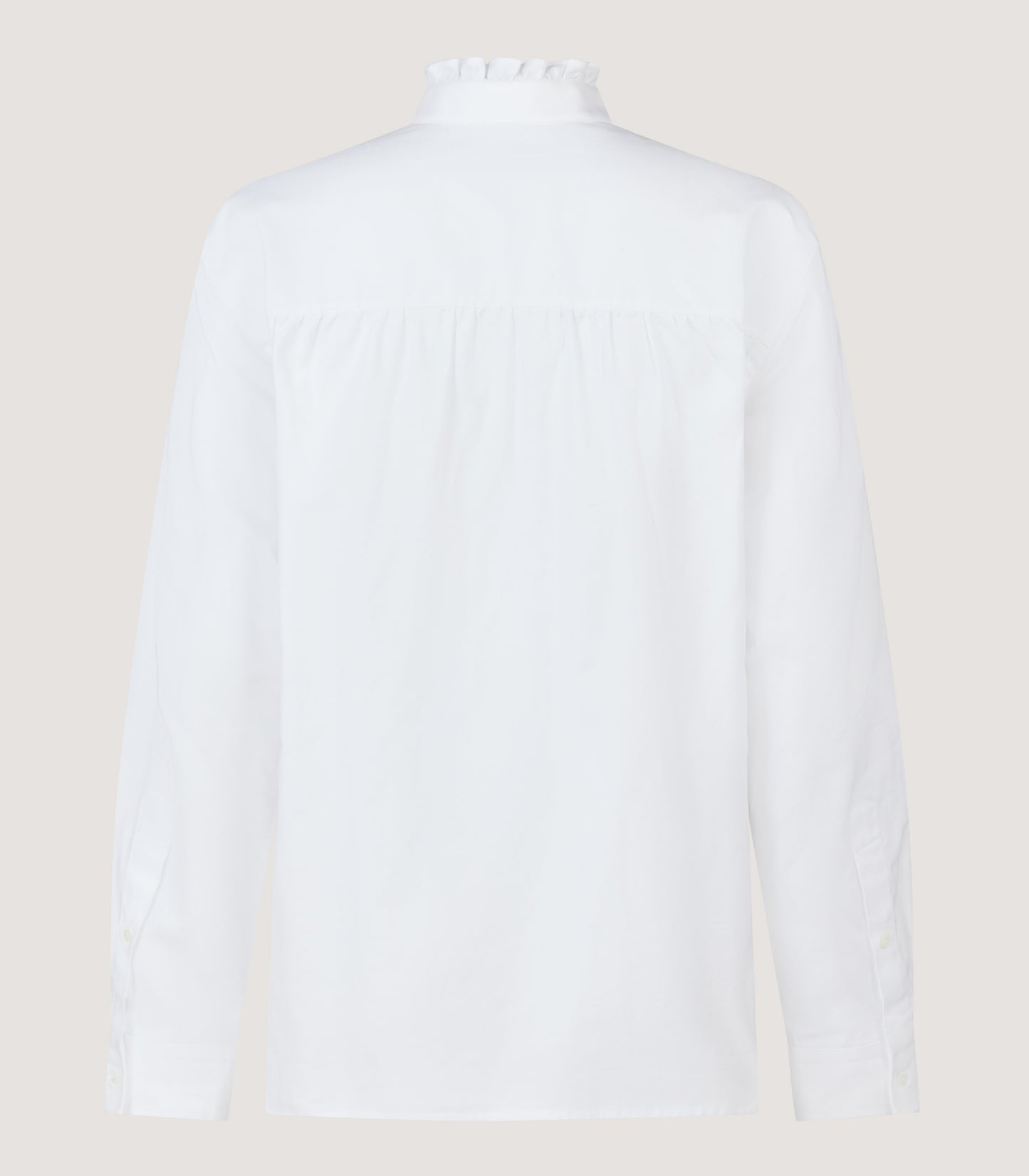 Women's Pie Crust Shirt in White