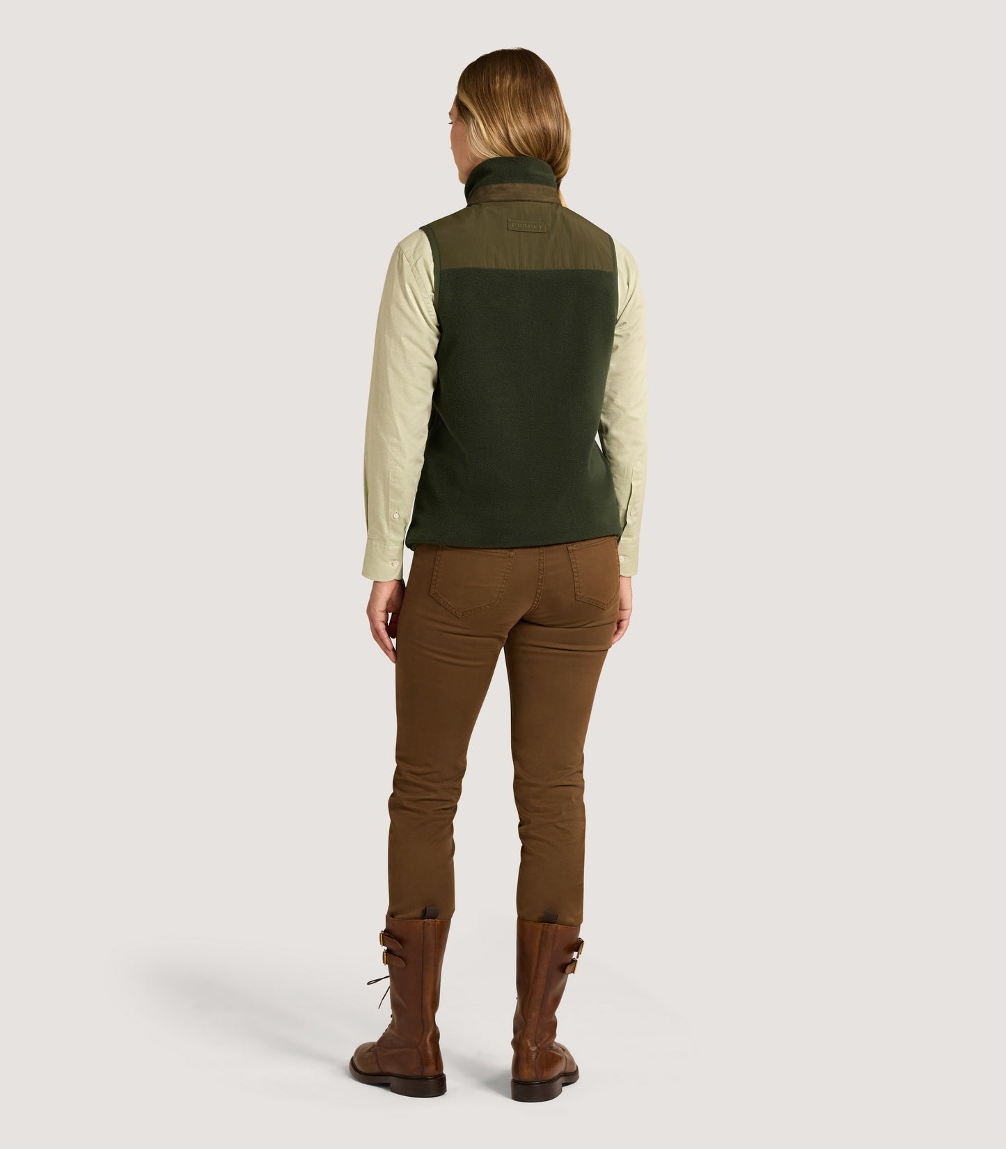 Women's Fleece Gilet In Loden