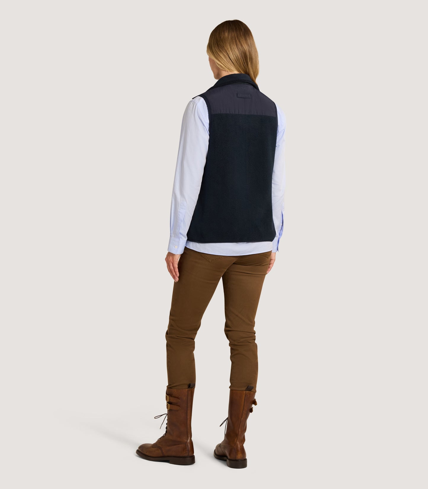 Women's Fleece Gilet In Midnight