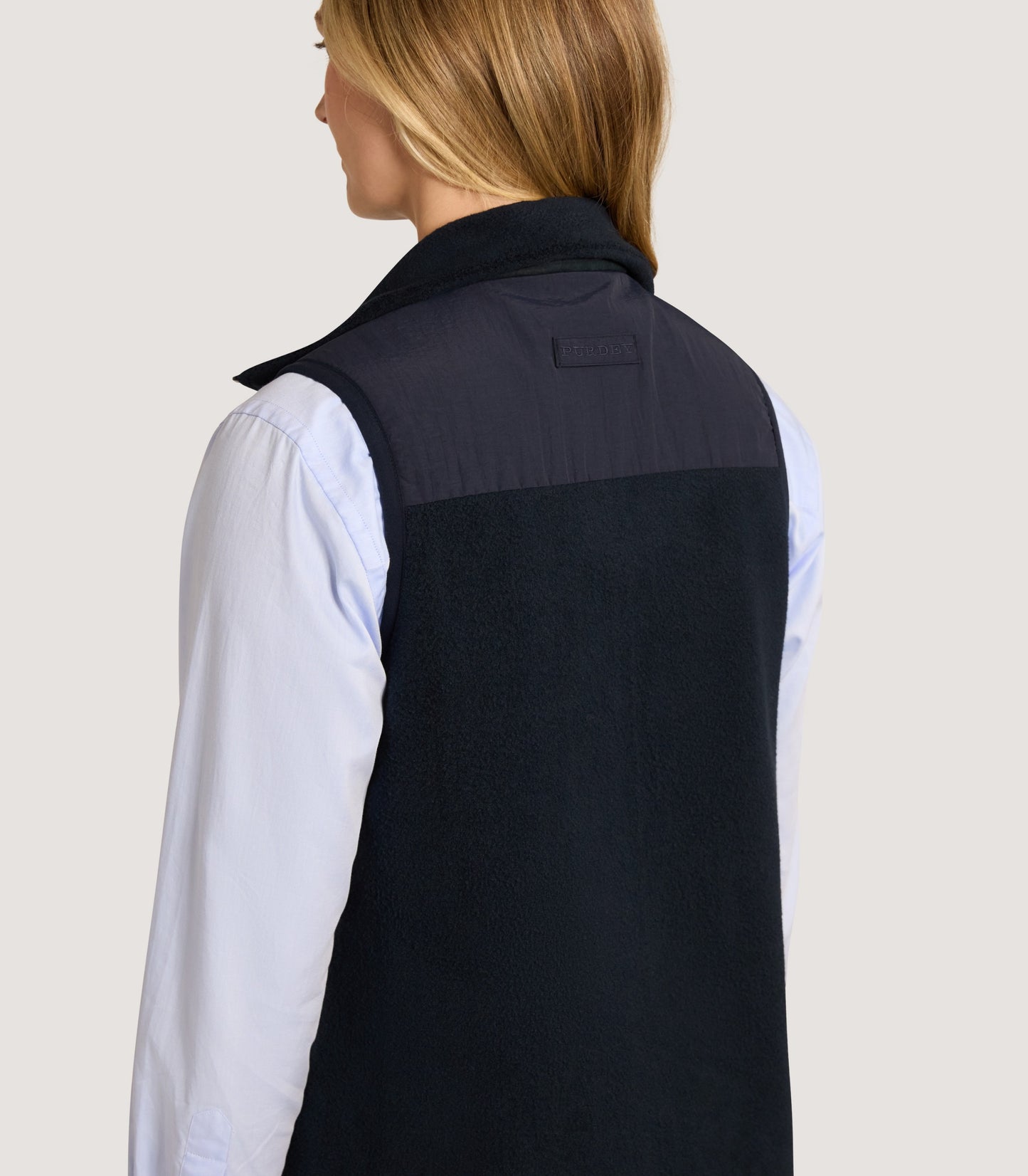 Women's Fleece Gilet In Midnight