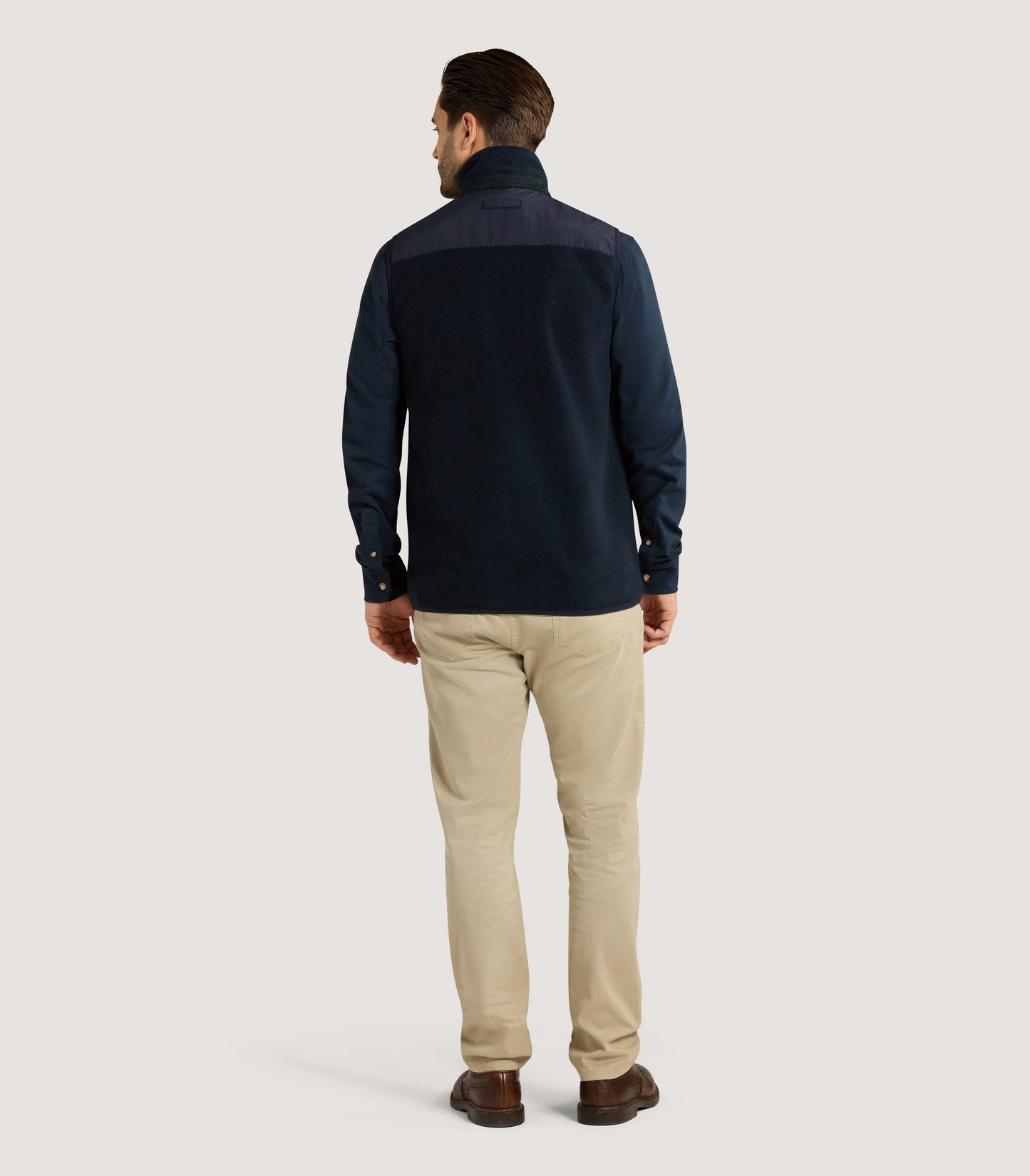 Men's Fleece Gilet in Midnight