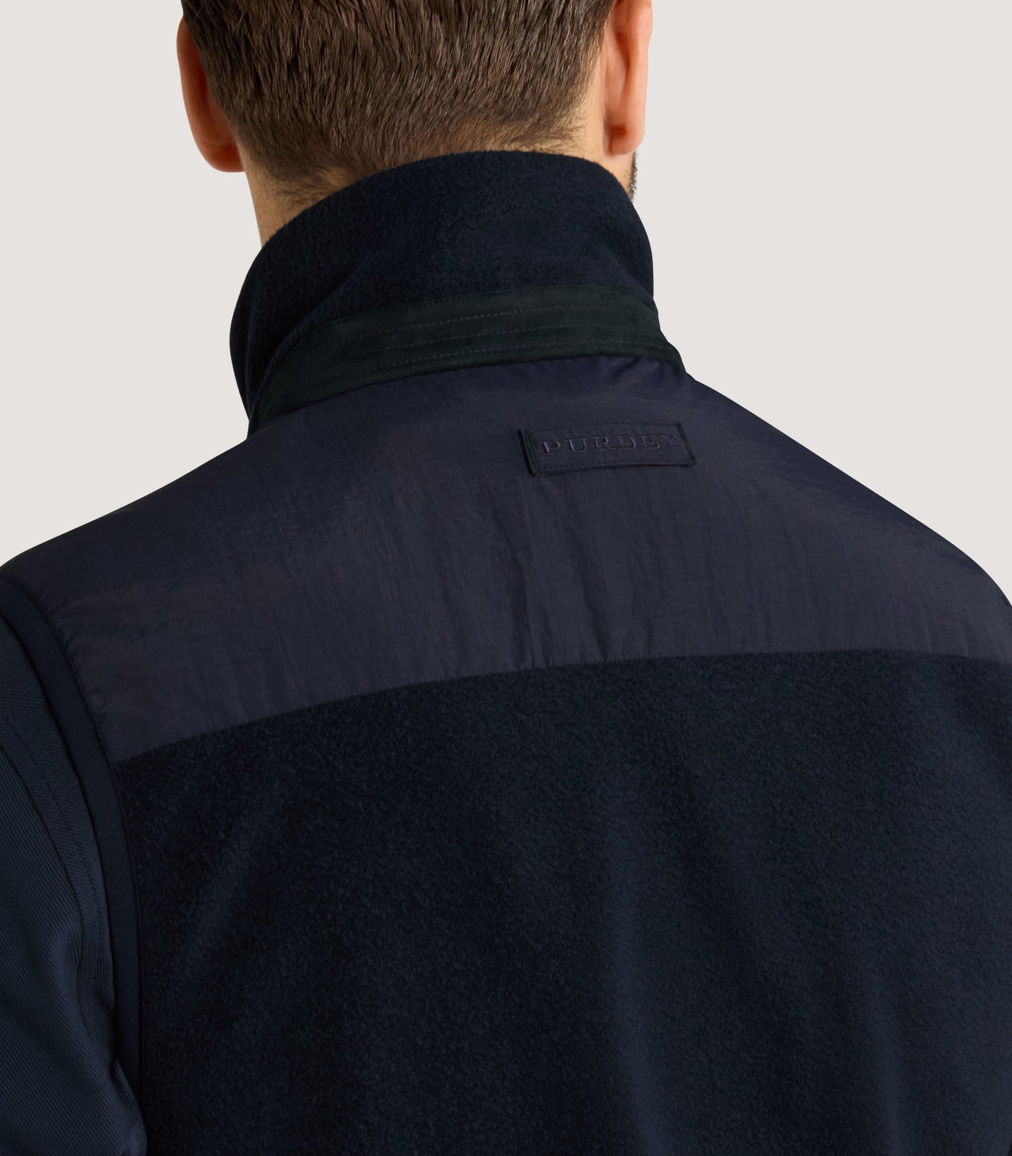 Men's Fleece Gilet in Midnight