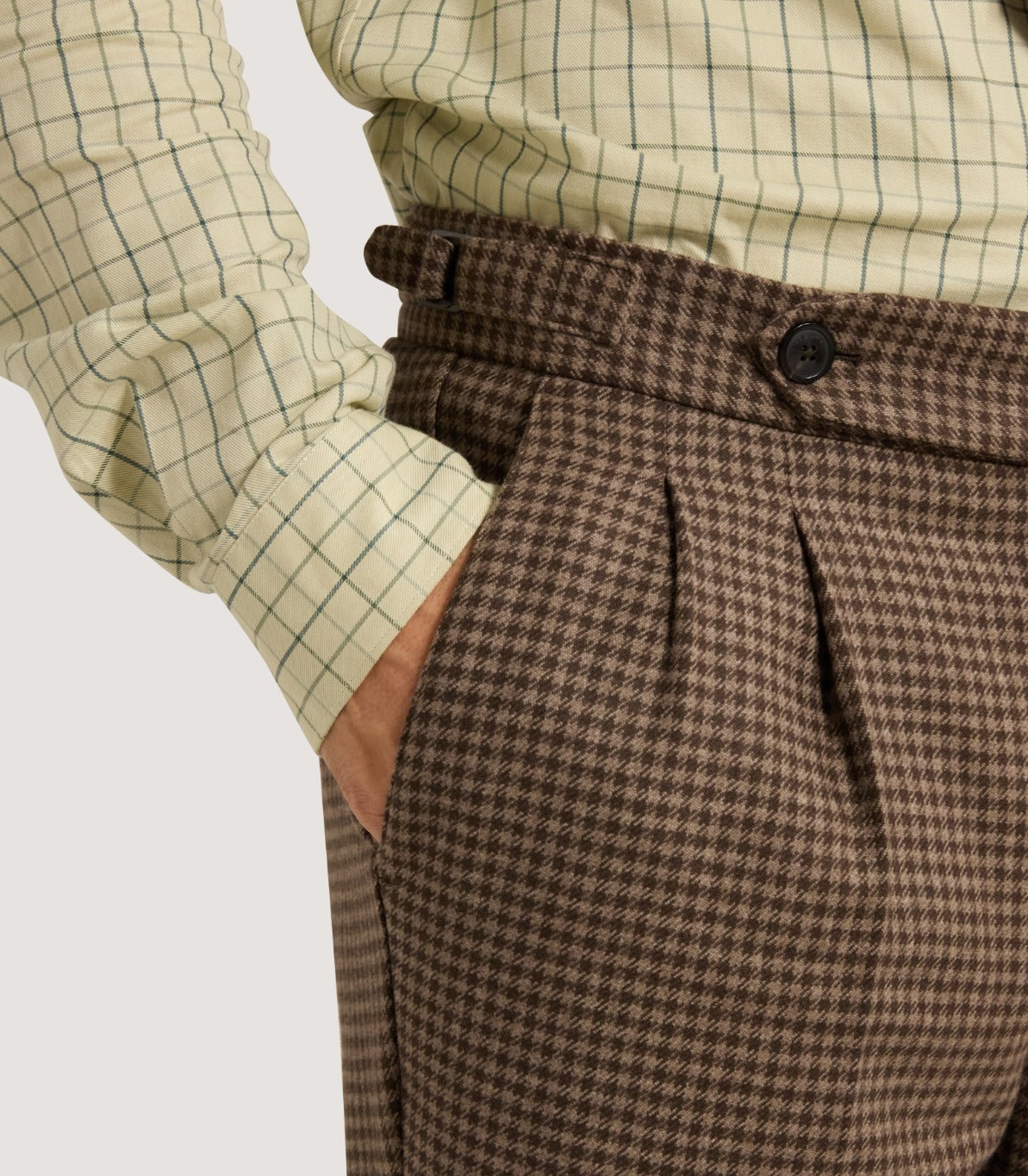 Men's Cashmere Tweed Sporting Trouser in Torridon Check