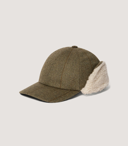Tweed Trapper Cap in Cairn Tweed