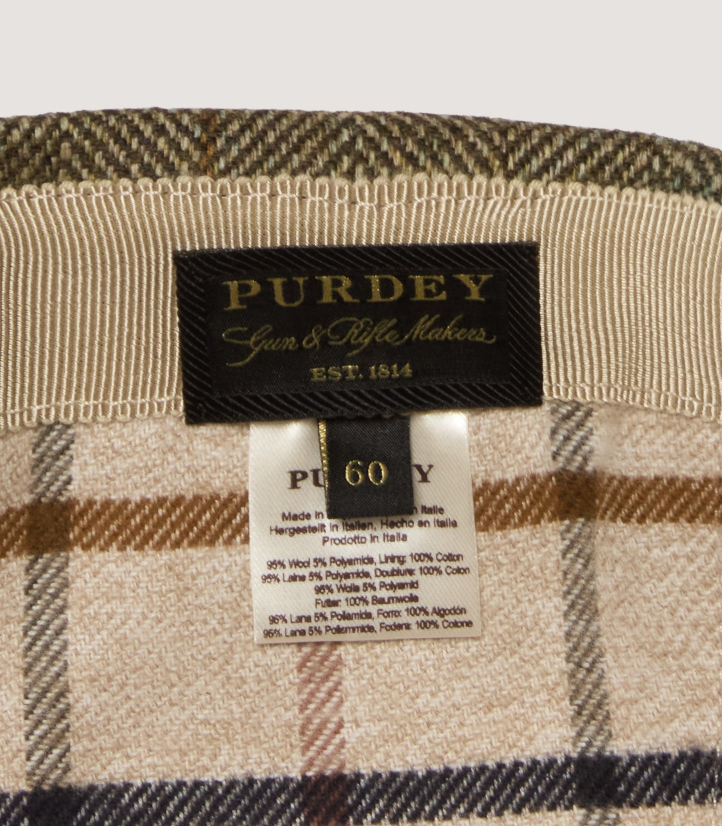 Tweed Deerstalker Hat in Cairn Tweed