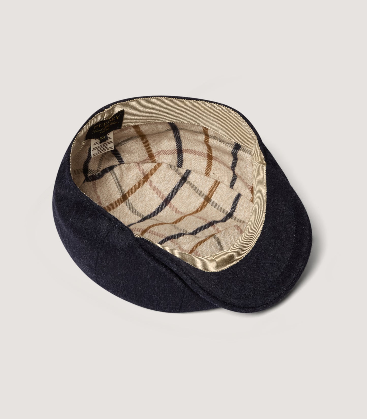 Dalby Bakerboy Loden Cap In Navy
