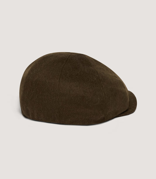 Dalby Bakerboy Loden Cap In Loden
