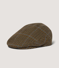 Litton Short Peaked Tweed Cap in Tom Purdey Tweed