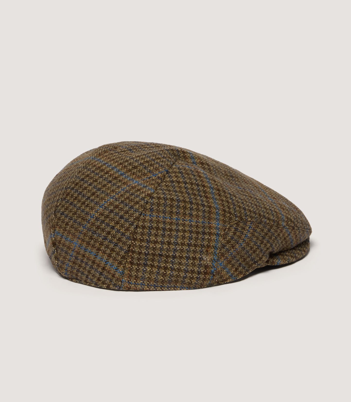 Litton Short Peaked Tweed Cap in Tom Purdey Tweed