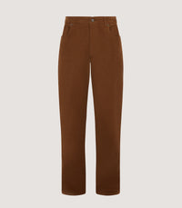 Men's Five Pocket Corduroy Trousers in Walnut