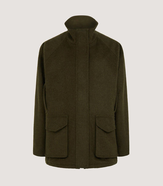 Women's Raglan Field Coat in Loden