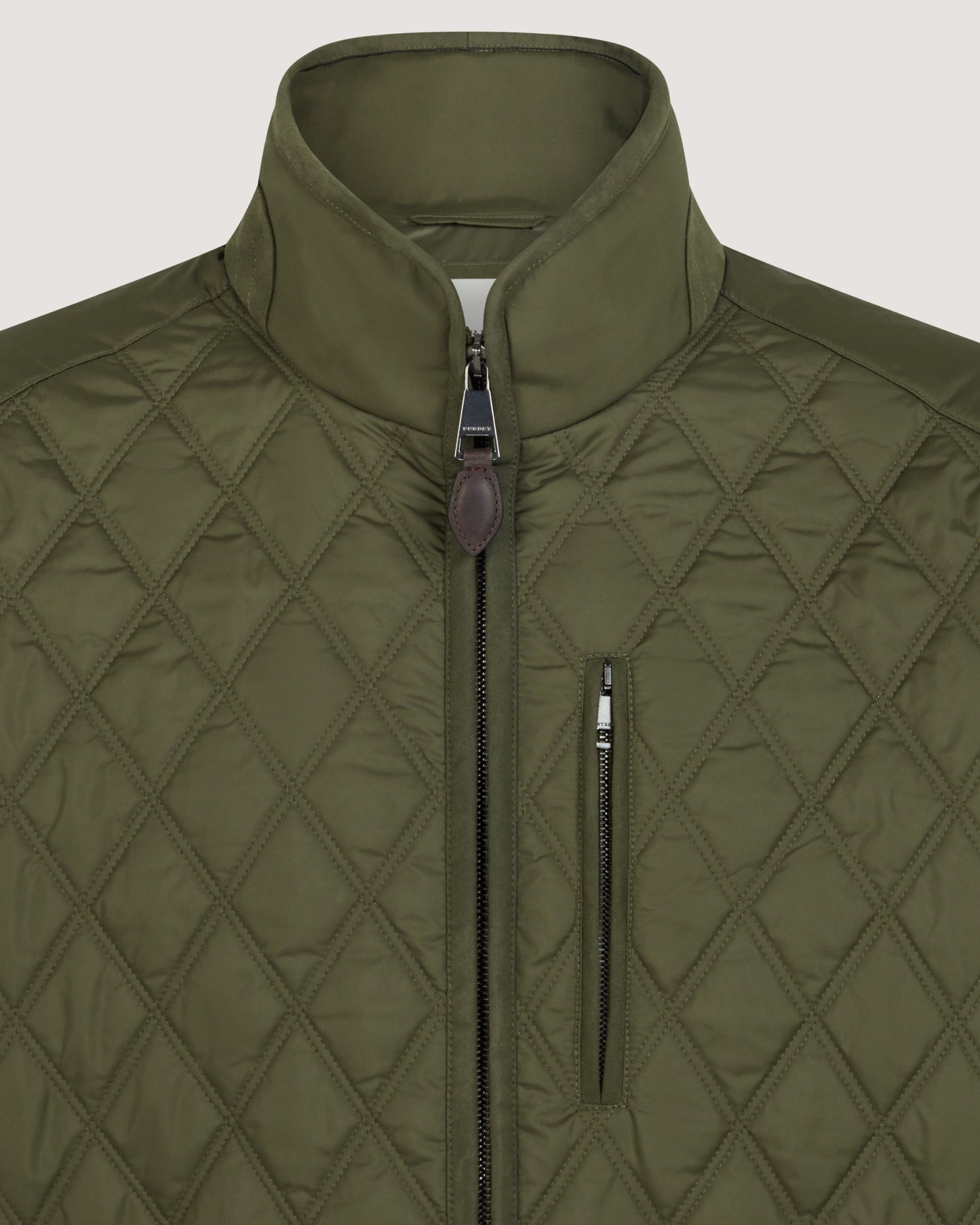 Men's Moorland Light Quilt Jacket in Dark Olive