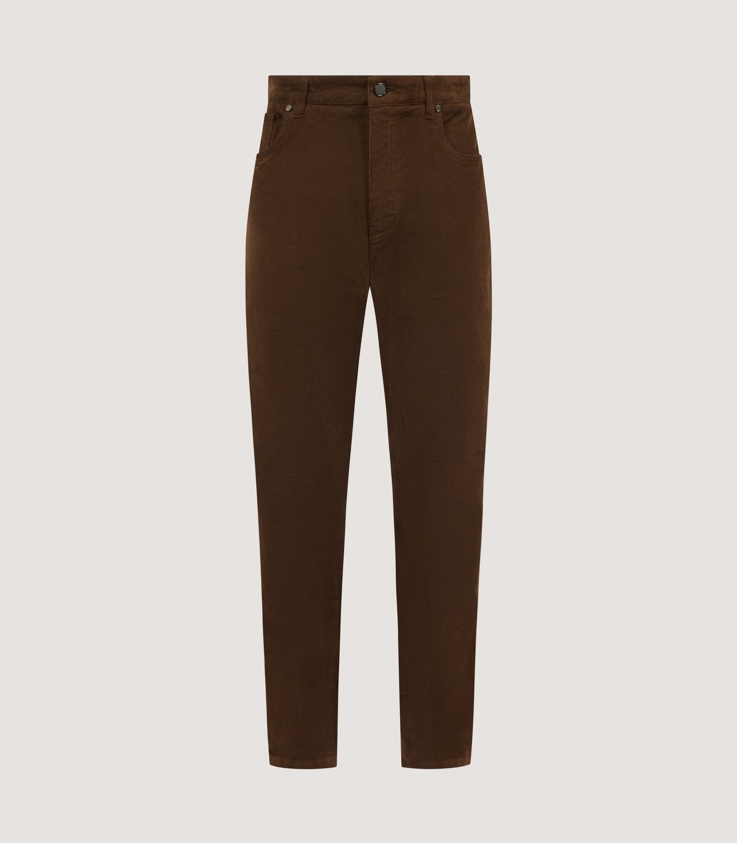 Men's Five Pocket Corduroy Trousers in Forest Green