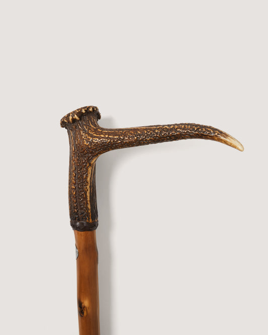 Deerhorn Rosette Walking Stick