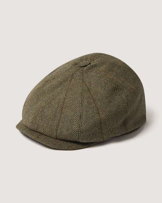 Dalby Bakerboy Tweed Cap in Cairn Tweed