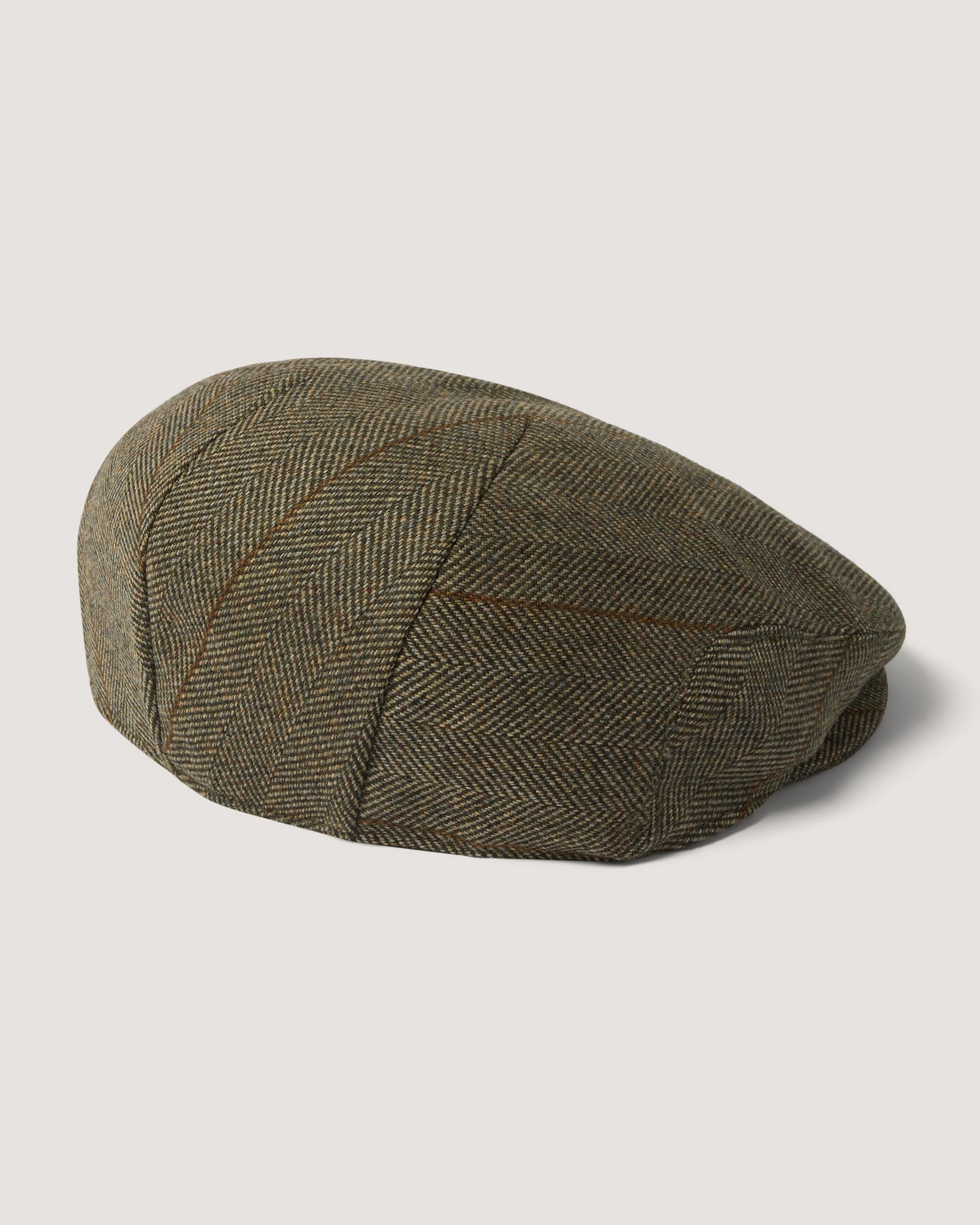 Litton Short Peaked Tweed Cap in Cairn Tweed
