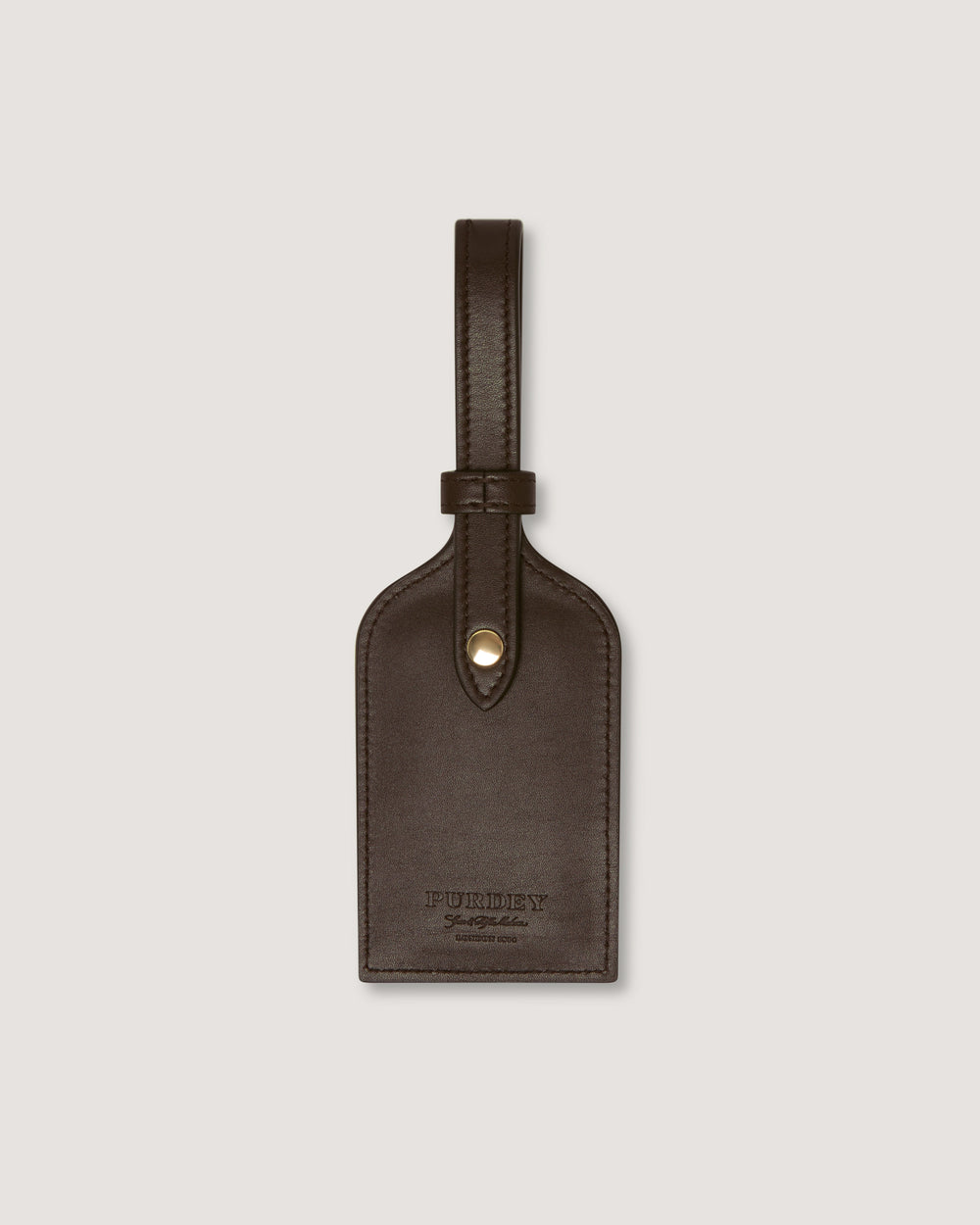 Canvas Luggage Tag in Khaki