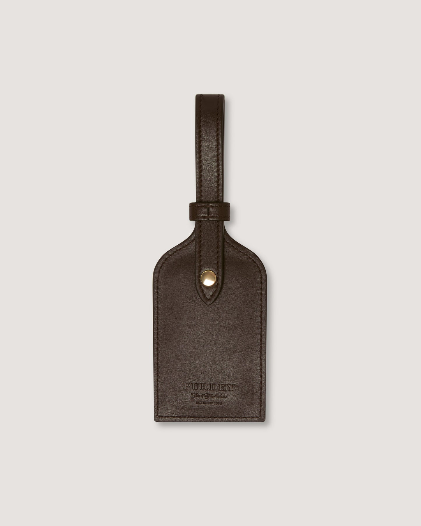 Canvas Luggage Tag in Khaki