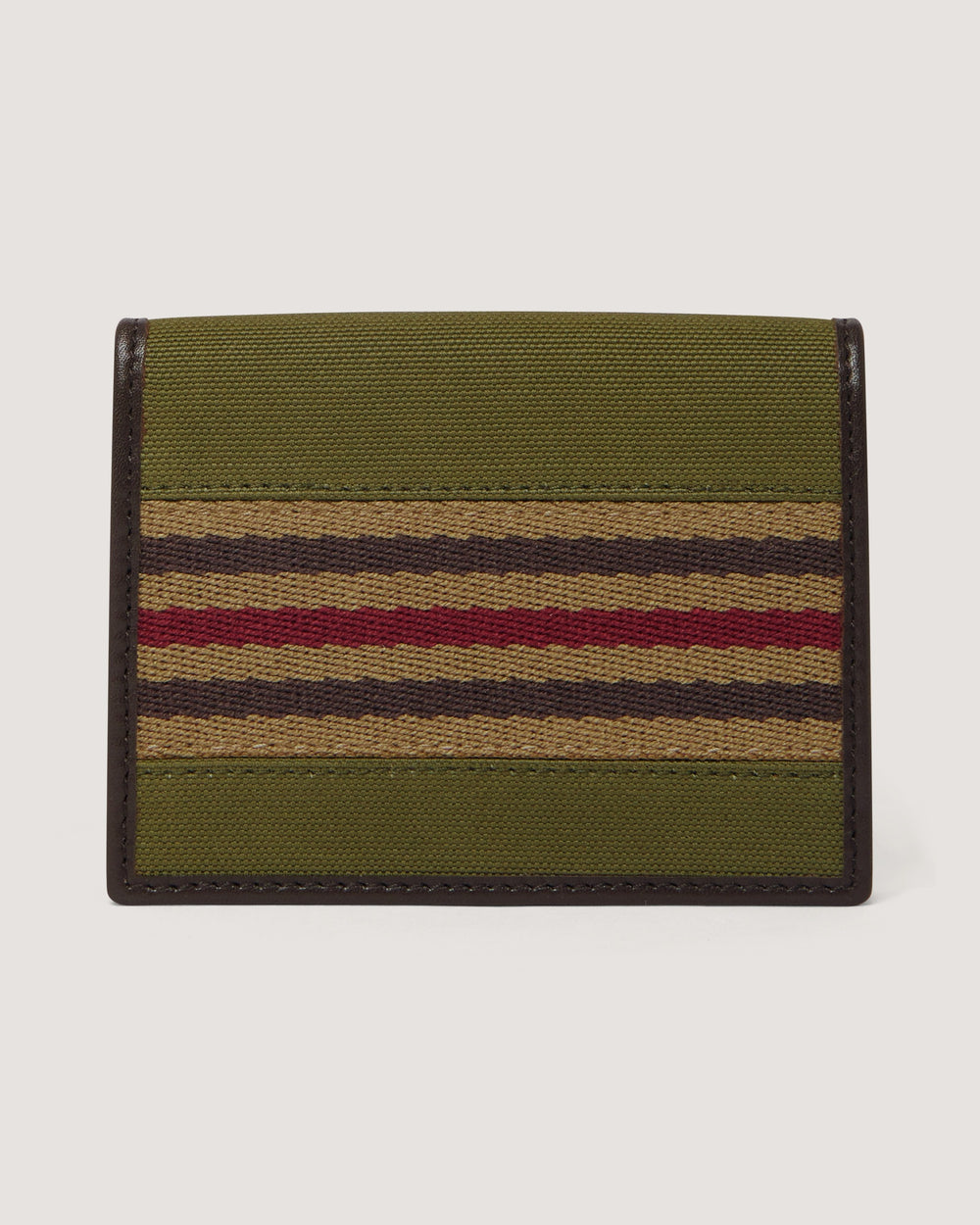 Canvas Card Holder in Khaki