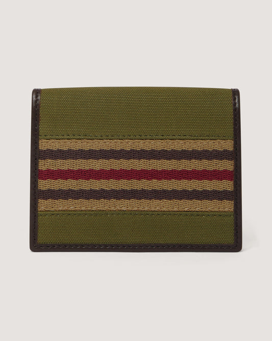 Canvas Card Holder in Khaki