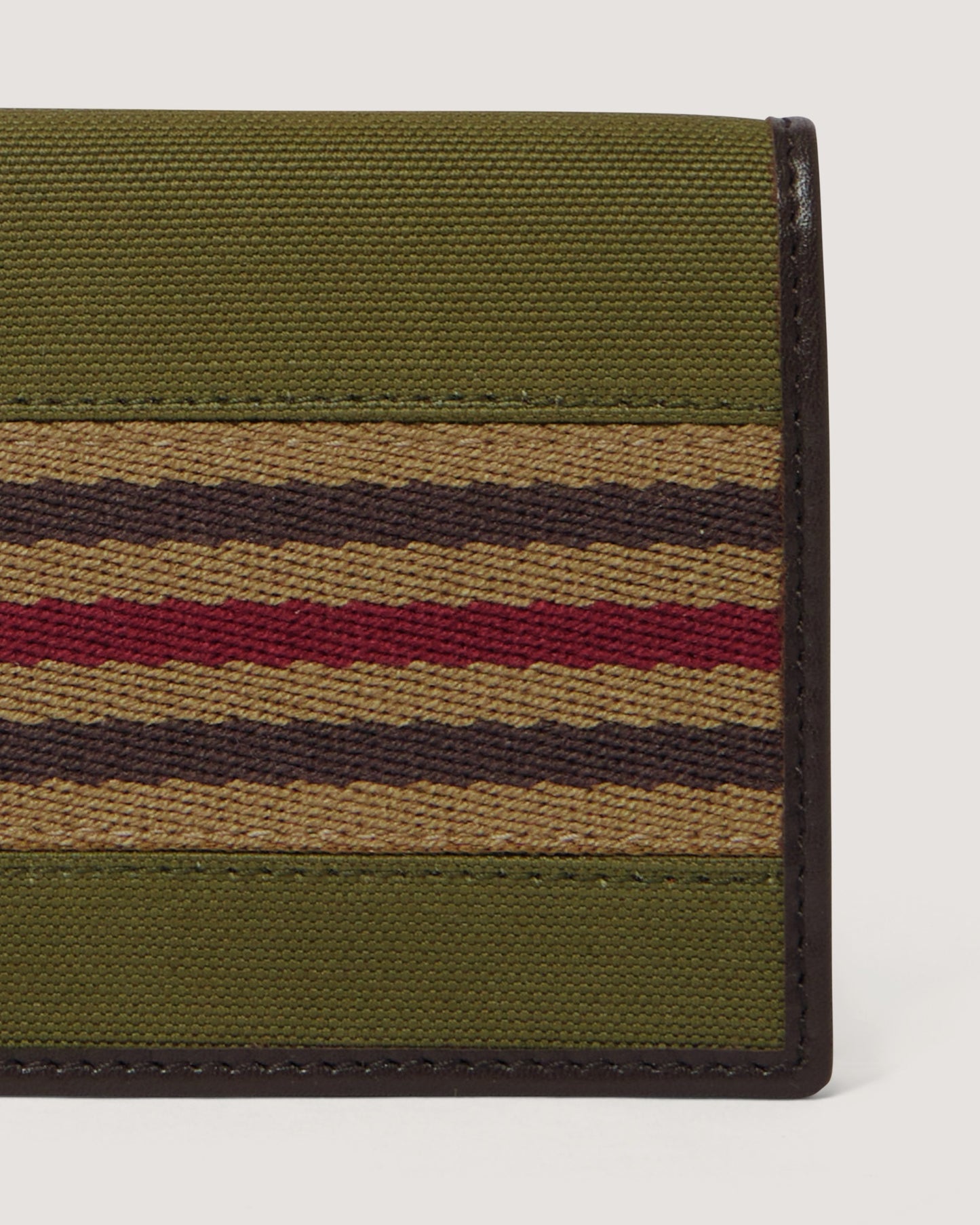 Canvas Card Holder in Khaki