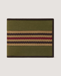 Canvas Bill Folder Wallet in Khaki