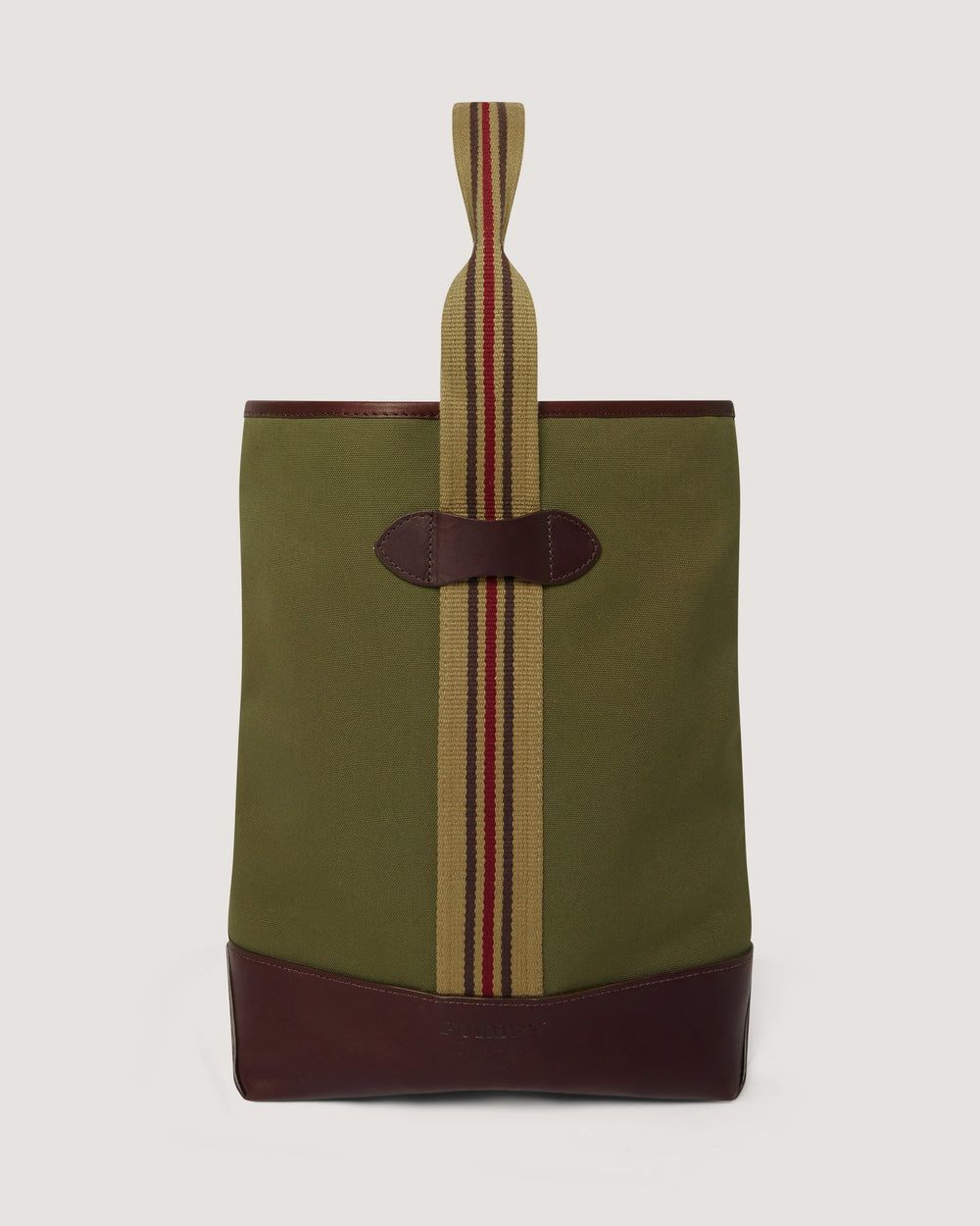 Icon Webbing Wine Tote in Sporting Green