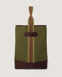 Icon Webbing Wine Tote in Sporting Green