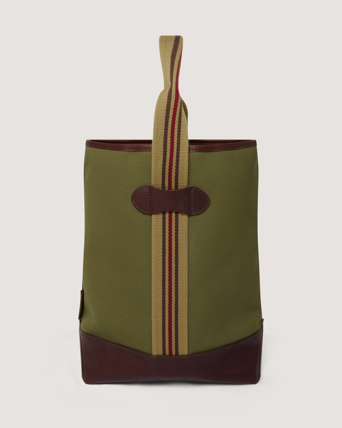Icon Webbing Wine Tote in Sporting Green