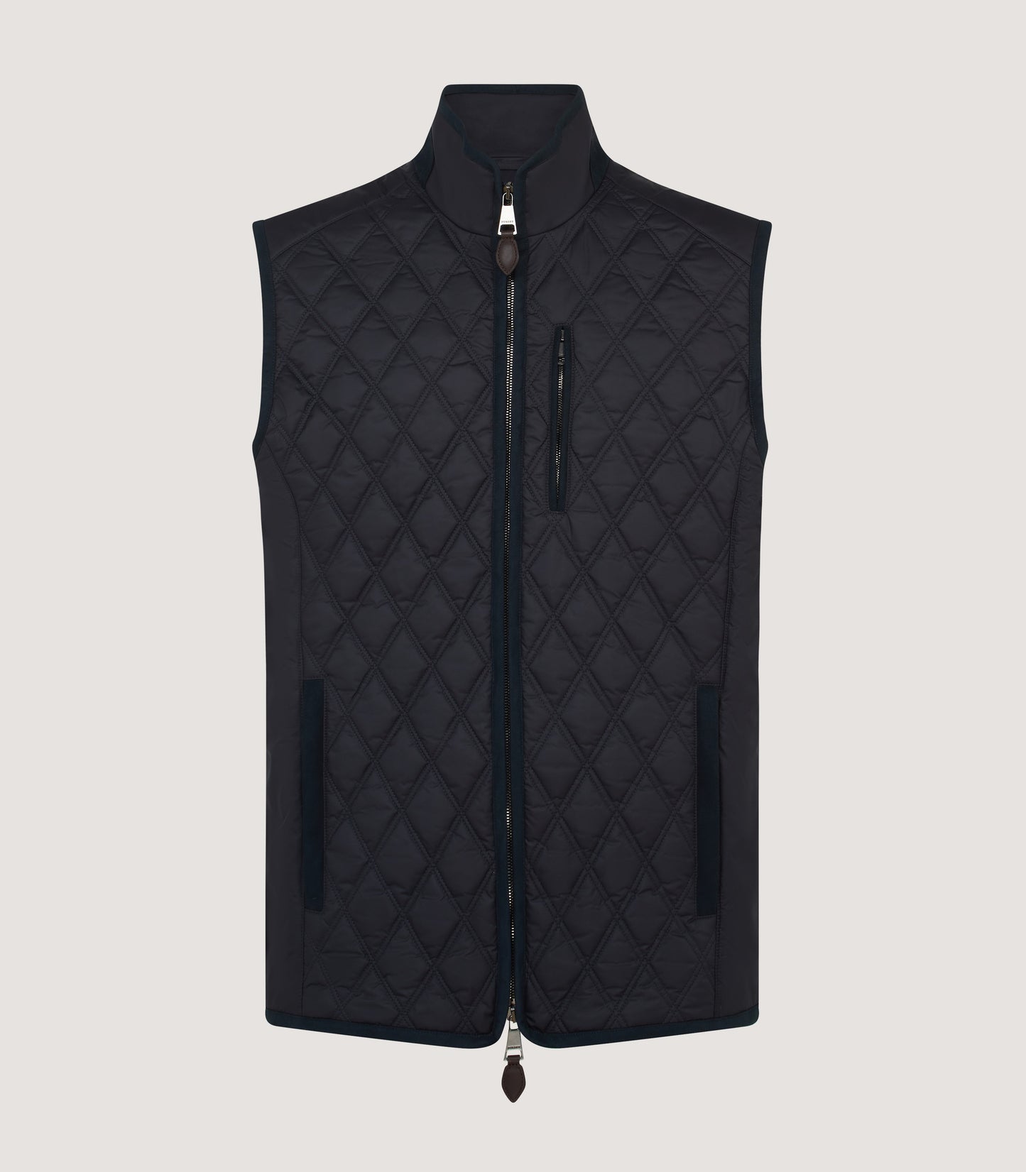 Men's Moorland Light Quilt Gilet in Midnight
