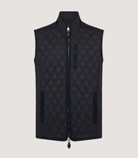 Men's Moorland Light Quilt Gilet in Midnight