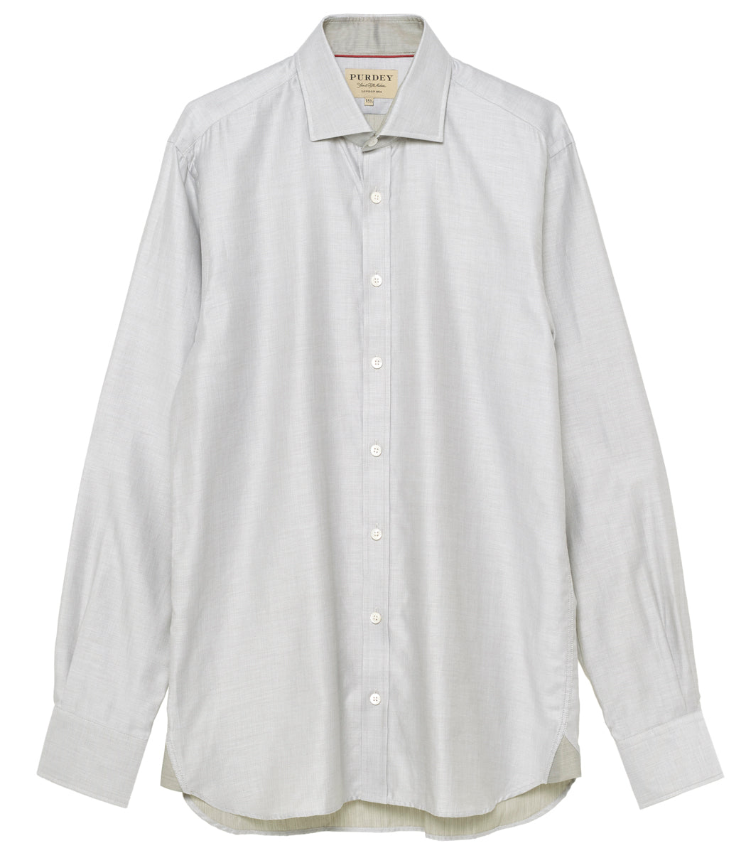 Mens Double Face Shirt In Thyme