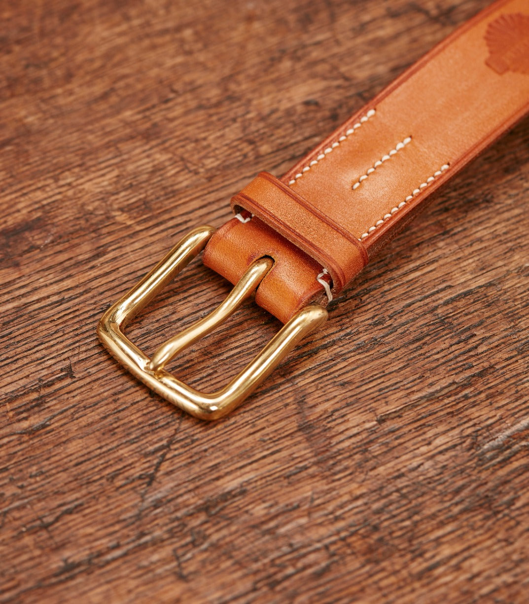 Men's Oak Bark Tanned Leather Belt