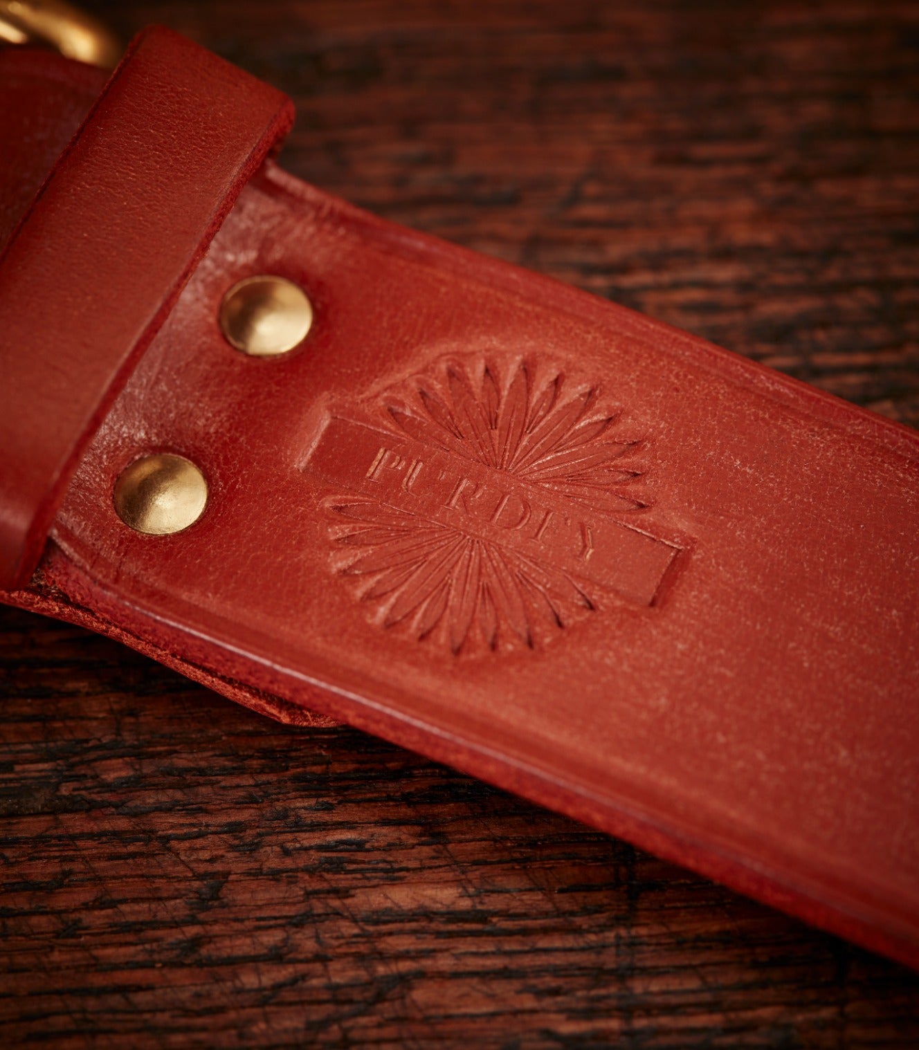 Unlined Bridle Leather Belt In London Tan