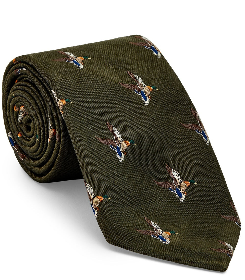 Landing Duck Tie In Khaki
