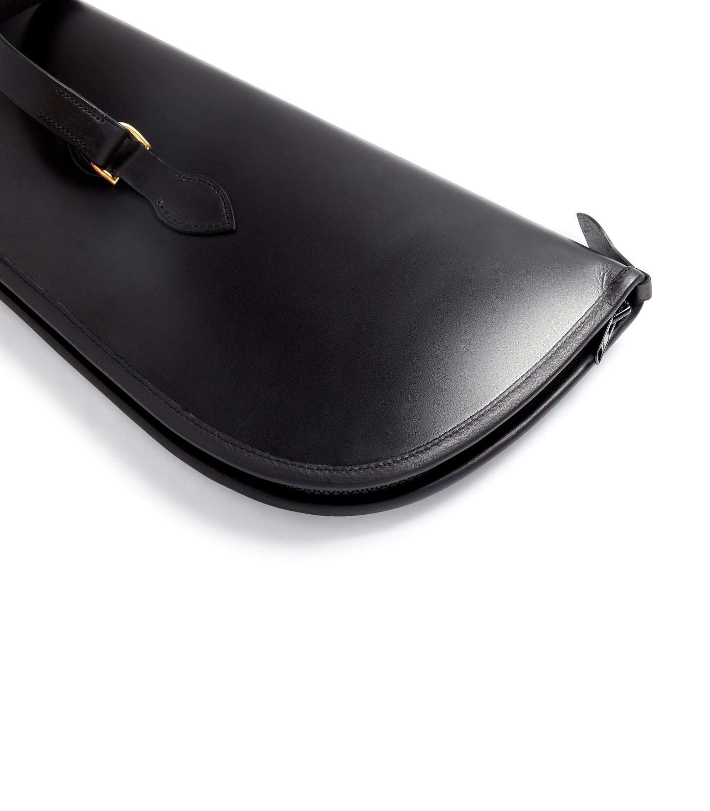 Bridle Leather Slip - Sheepskin Lined In Dark Brown