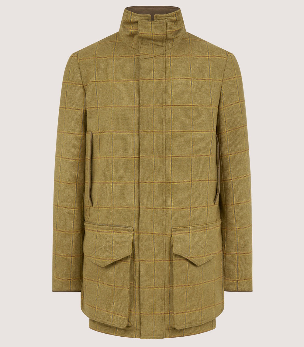 Men's Technical Tweed Field Coat In Berkshire