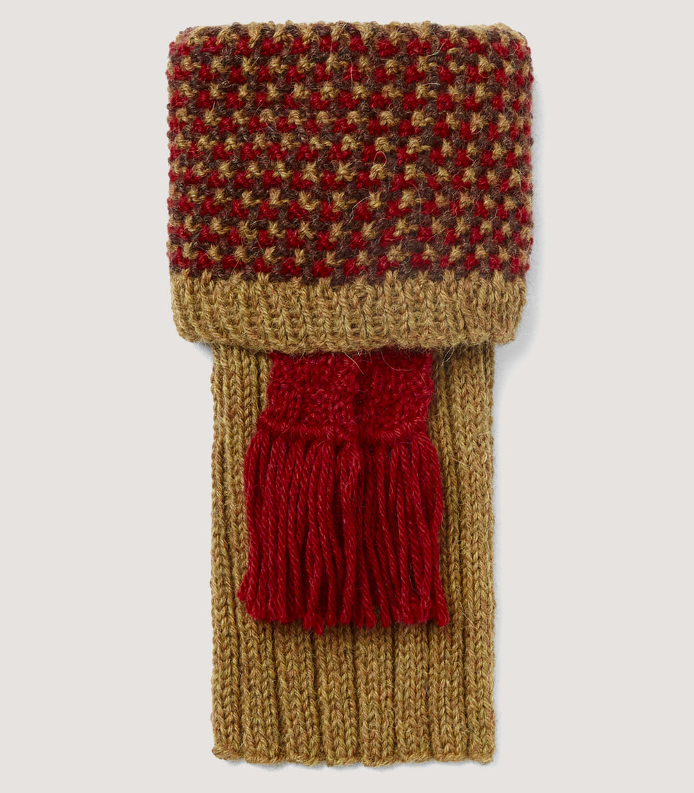 Pentire Alpaca Field Sock In Antique Gold