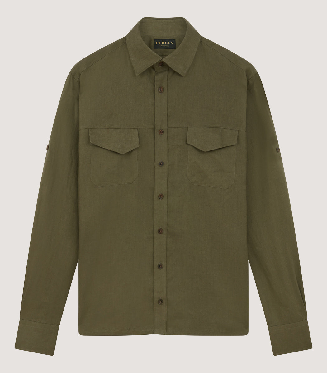 Men's Cotton Cashmere Sporting Shirt – Purdey