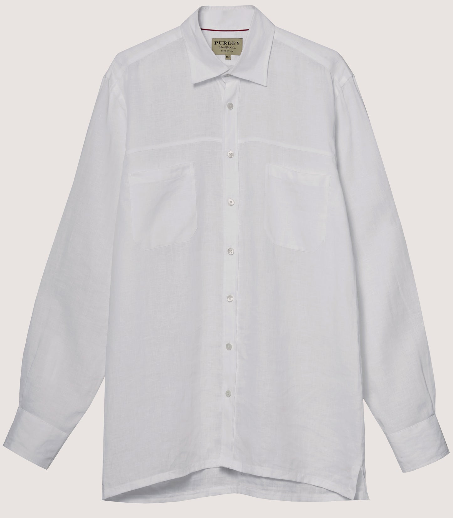 Men's Easylife Linen Shirt In Optic White