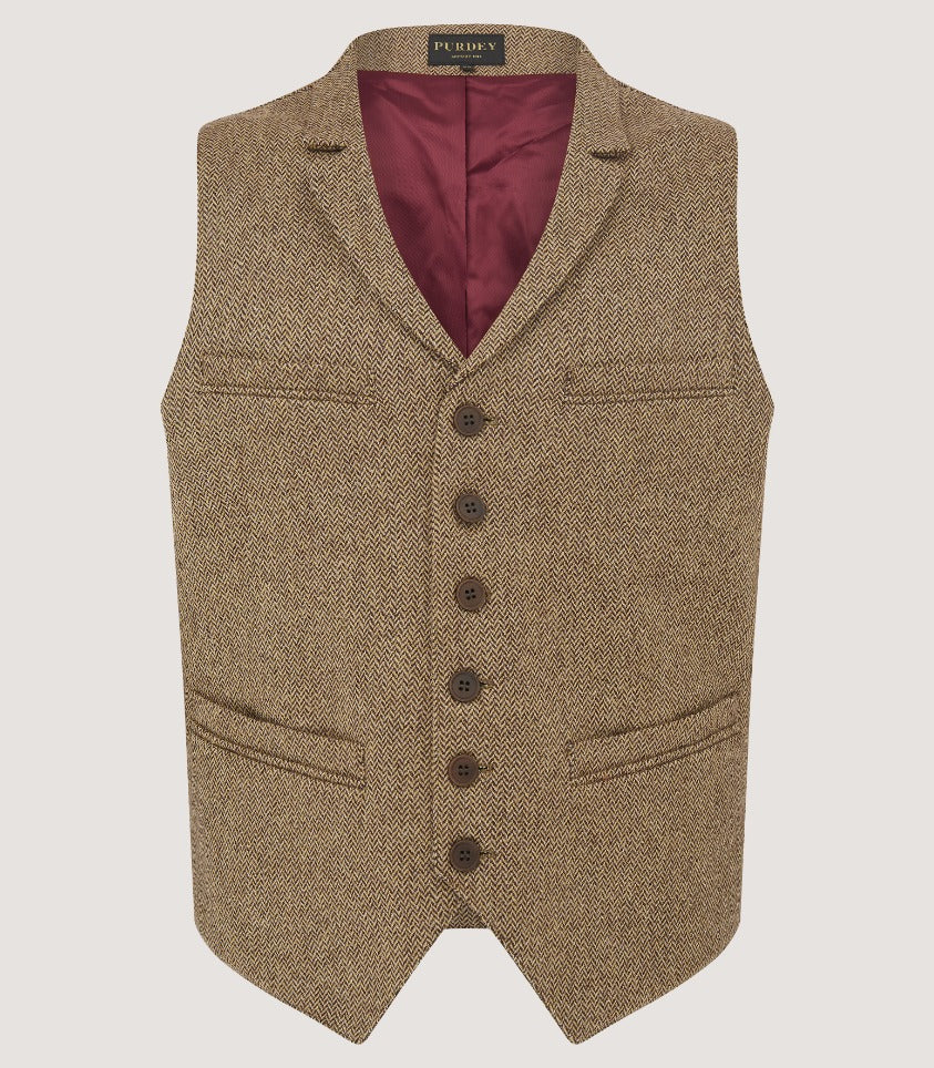 Men's Mayfair Tweed Waistcoat In Teviot