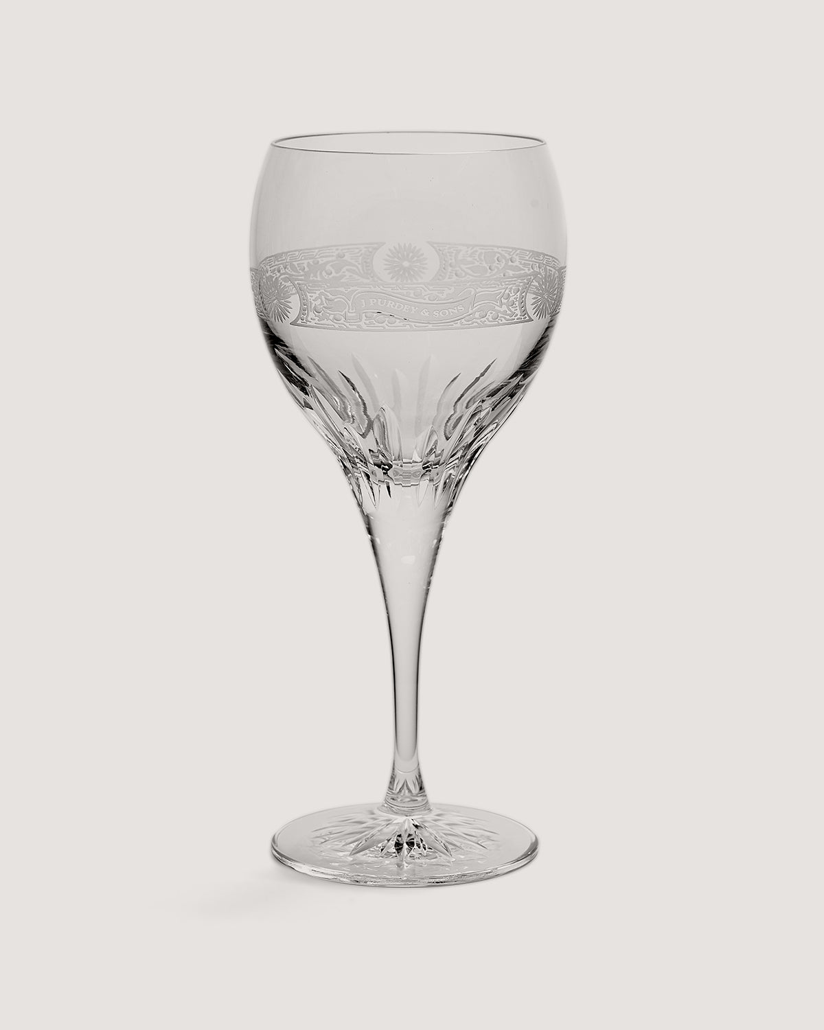 Scroll Crystal Wine Glasses