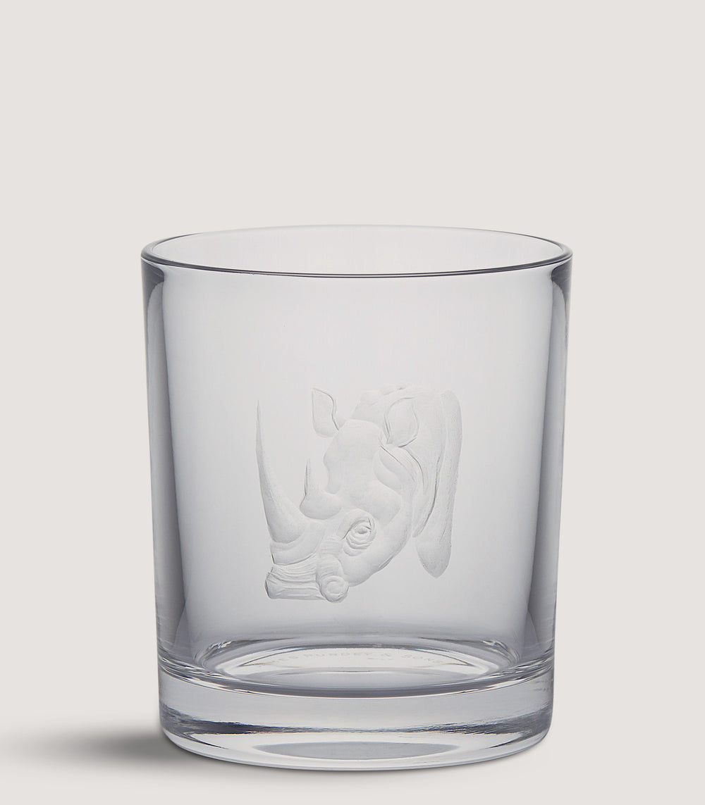 Big Five Crystal Tumbler - Rhino