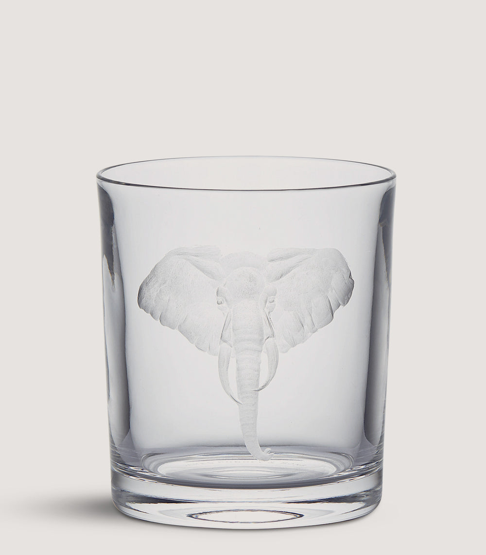 Big Five Crystal Tumbler - Elephant