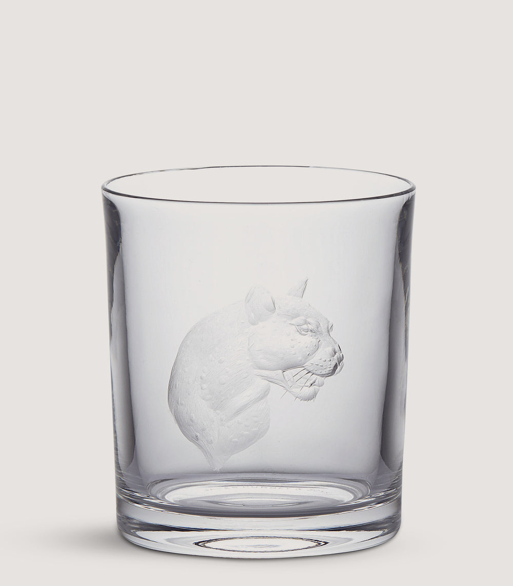 Big Five Crystal Tumbler - Leopard