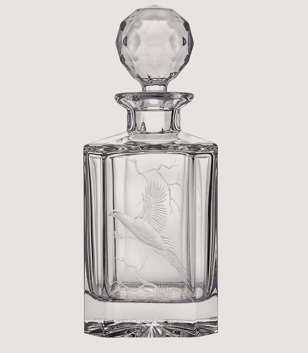 Crystal Decanter - Pheasant