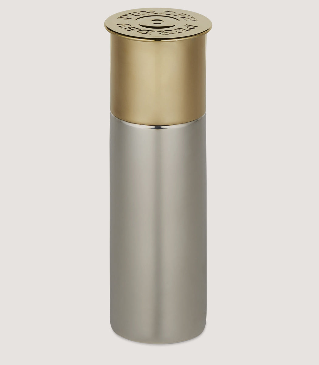 4oz Pewter Cartridge Flask In Steel