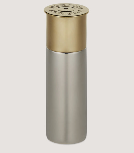 4oz Pewter Cartridge Flask In Steel